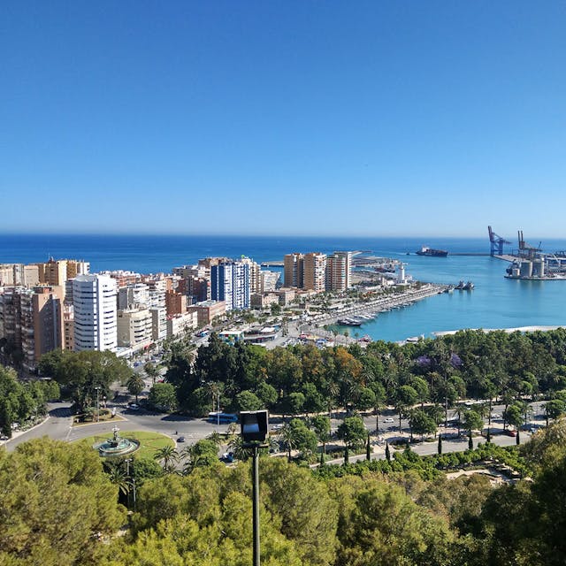 Landscape of Malaga City