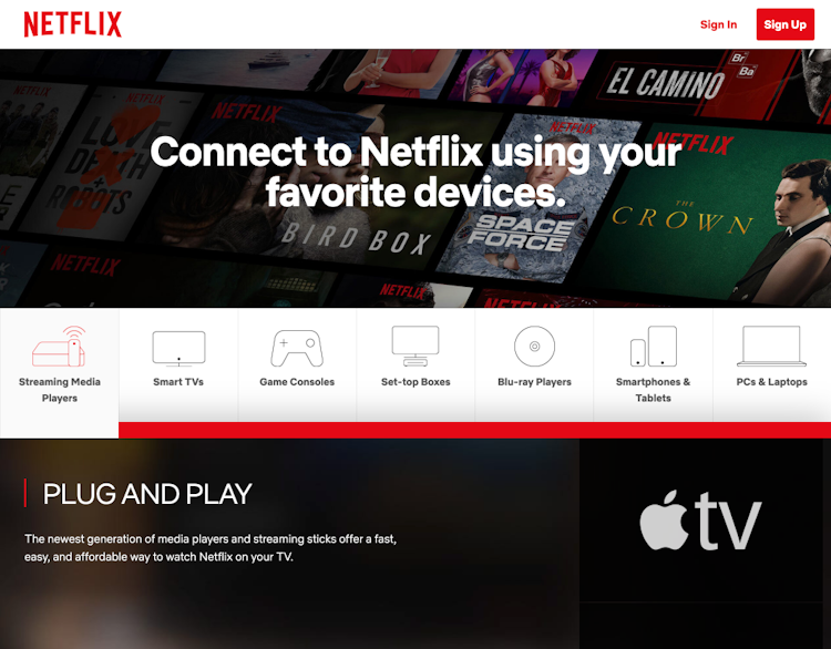 Netflix Devices